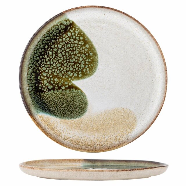 Bloomingville Jules plates green set of 4 pieces Bloomingville Jules plates green set of 4 pieces