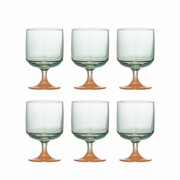 Bloomingville Juego de 6 vasos de cristal para firmar Bloomingville Juego de 6 vasos de cristal para firmar