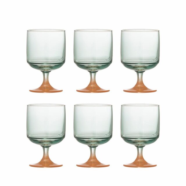 Bloomingville Signe glazen set van 6 stuks Bloomingville Signe glazen set van 6 stuks