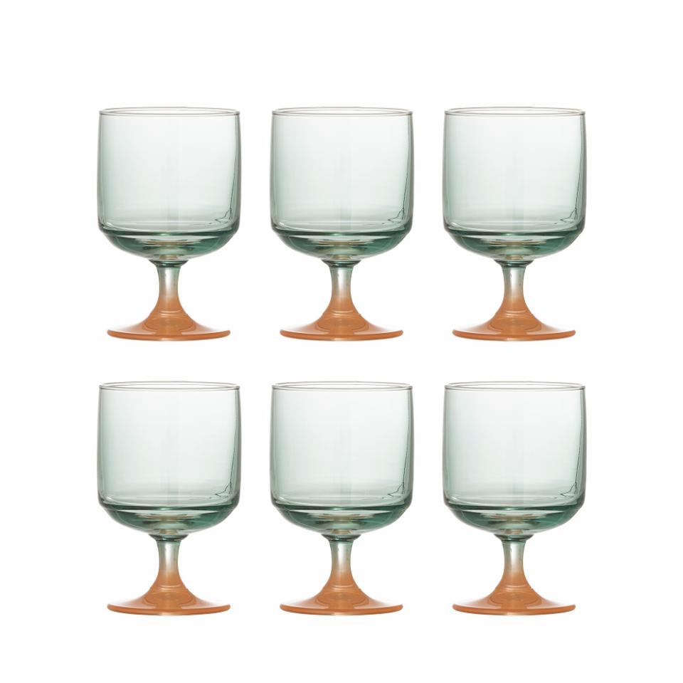 Bloomingville Signe glazen set van 6 stuks