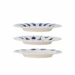 Bloomingville Linora Teller, blau, 3er-Set