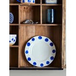 Bloomingville Linora plates blue set of 3 pieces