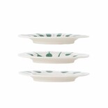 Bloomingville Linora plates green set of 3 pieces