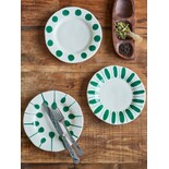 Bloomingville Linora borden groen set van 3 stuks