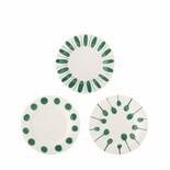 Bloomingville Linora plates green set of 3 pieces