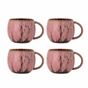 Bloomingville Rayen mokken roze set van 4 stuks Bloomingville Rayen mokken roze set van 4 stuks