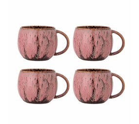Bloomingville Ensemble de 4 tasses roses Rayen Bloomingville Ensemble de 4 tasses roses Rayen