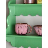 Bloomingville Ensemble de 4 tasses roses Rayen