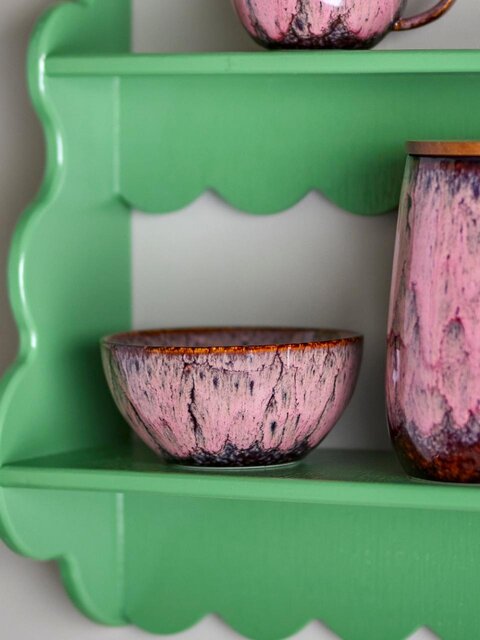 Bloomingville Rayen bowls pink set of 4 pieces