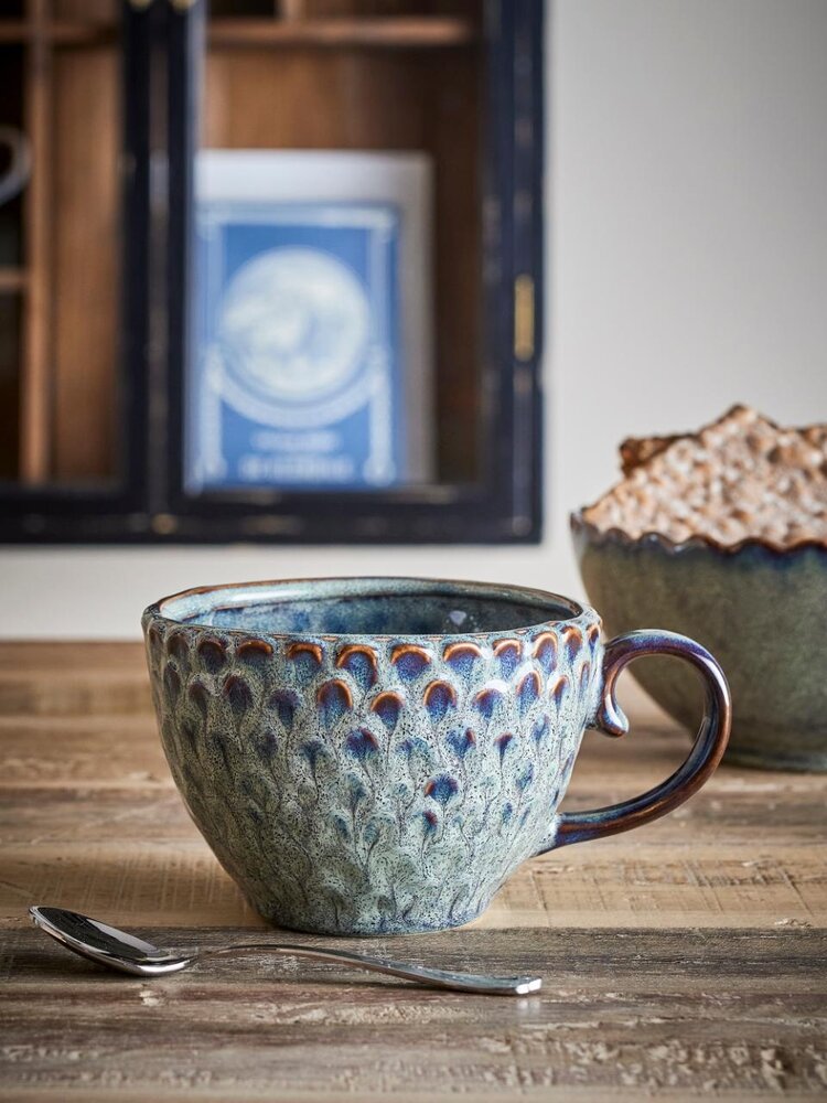 Bloomingville Ensemble de 4 tasses Katrina grises