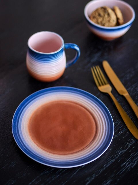 Bloomingville Piatti Tatum Ø20,5cm set da 4 pezzi