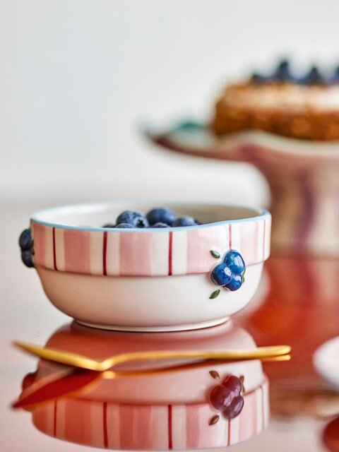 Bloomingville Carry bowls pink set of 4 pieces