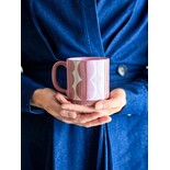 Bloomingville Saul muggar rosa set med 4 delar