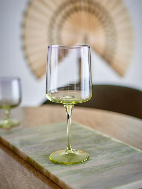 Bloomingville Bicchieri da vino Luciana verdi set da 6 pezzi Bloomingville Bicchieri da vino Luciana verdi set da 6 pezzi