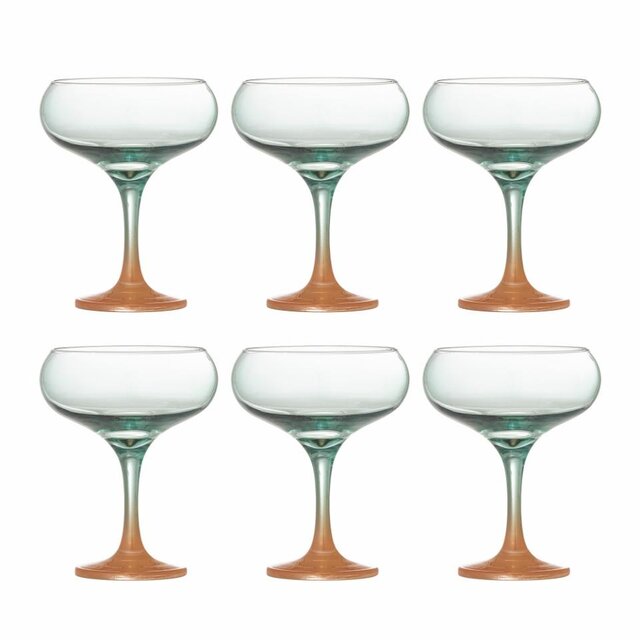Bloomingville Signe cocktail glazen set van 6 stuks Bloomingville Signe cocktail glazen set van 6 stuks