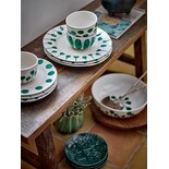 Bloomingville Linora tallrikar gröna Ø28cm set med 3 delar Bloomingville Linora tallrikar gröna Ø28cm set med 3 delar