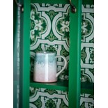 Bloomingville Juego de 4 tazas Winnie rosa/verde