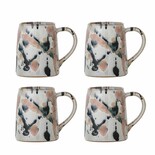 Bloomingville Winnie mokken set van 4 stuks Bloomingville Winnie mokken set van 4 stuks
