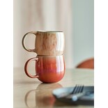 Bloomingville Ensemble de 4 tasses roses Roselyn