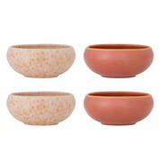 Bloomingville Roselyn bowls pink set of 4 pieces