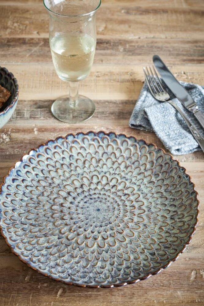 Bloomingville Katrina borden grijs set van 4 stuks