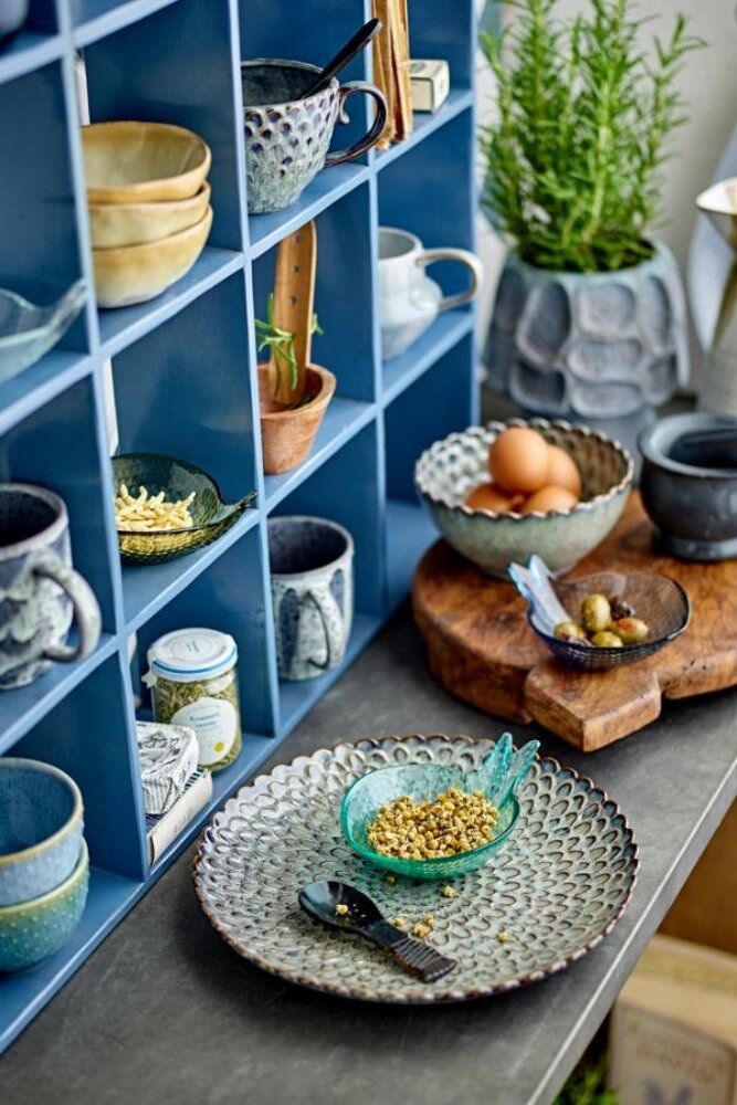 Bloomingville Katrina tallrikar grå set med 4 delar