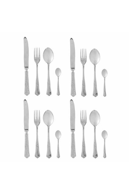 Bloomingville Tilly cutlery set silver set of 16 pieces