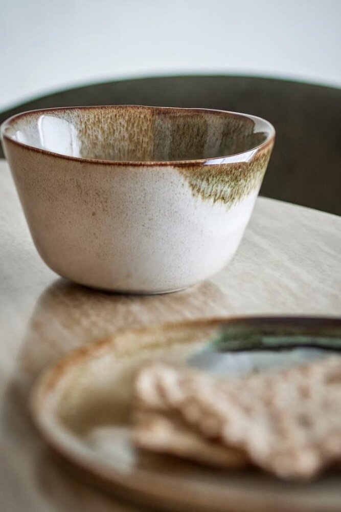 Bloomingville Jules ontbijt servies groen set van 12 stuks