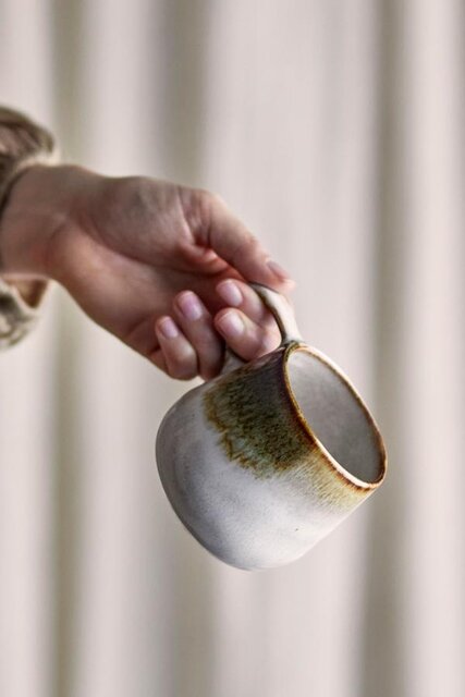 Bloomingville Jules ontbijt servies groen set van 12 stuks