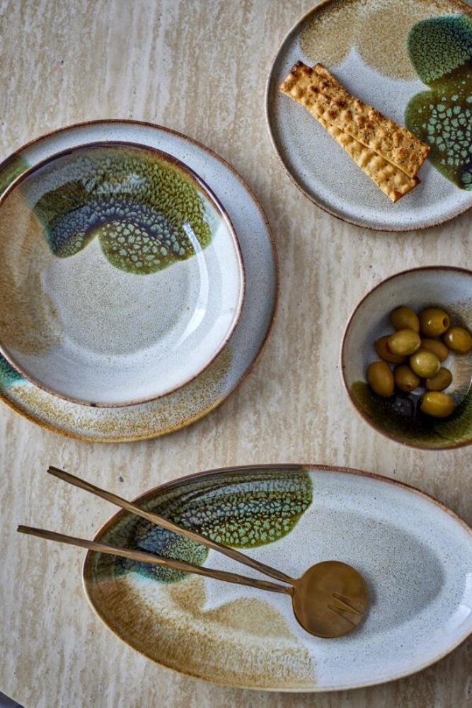 Bloomingville Jules servies groen set van 12 stuks