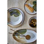 Bloomingville Set di stoviglie verdi Jules da 12 pezzi