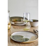 Bloomingville Service de table Jules vert, 12 pièces