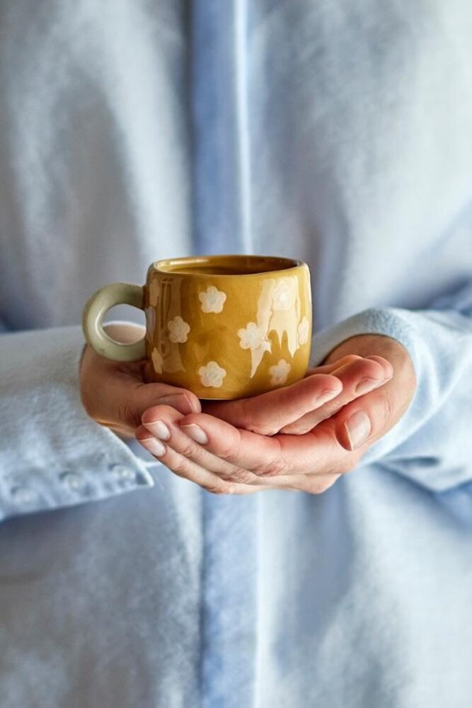 Bloomingville Nini mugs brown set of 6 pieces