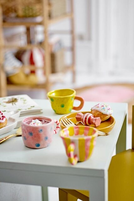 Bloomingville Nini krus pink/blå sæt med 6 stk.