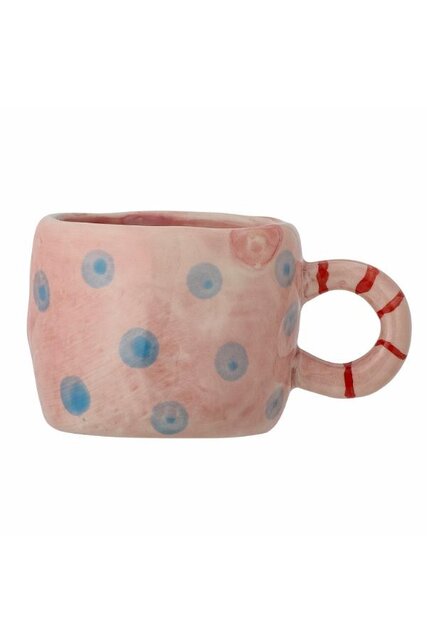 Bloomingville Ensemble de 6 tasses Nini roses et bleues