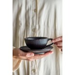 Bloomingville Neri Tassen- und Untertassenset, 4-teilig