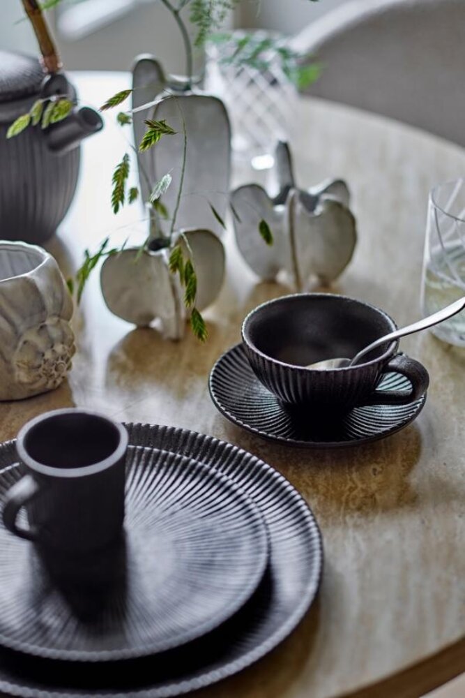 Bloomingville Neri kop en schotel set van 4 stuks