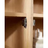 Nordal Armoire Viva 2 portes grise