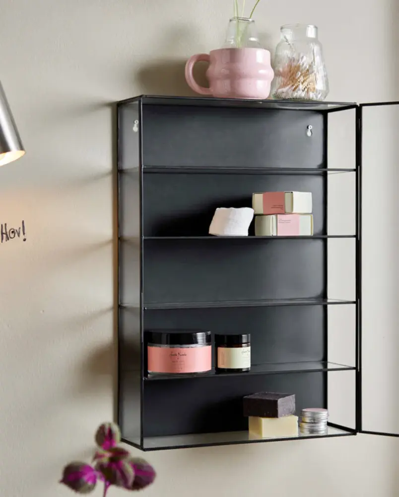 Nordal Ada Wandschrank M schwarz