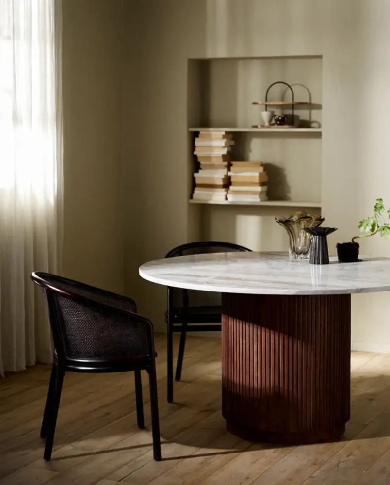 Nordal Erie dining table brown
