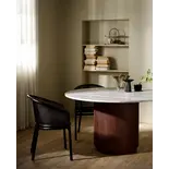 Nordal Mesa de comedor Erie marrón