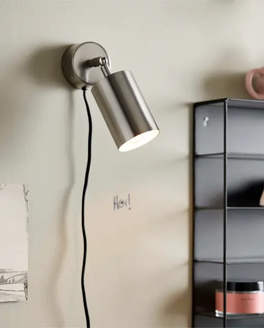 Nordal Maia vägglampa silver