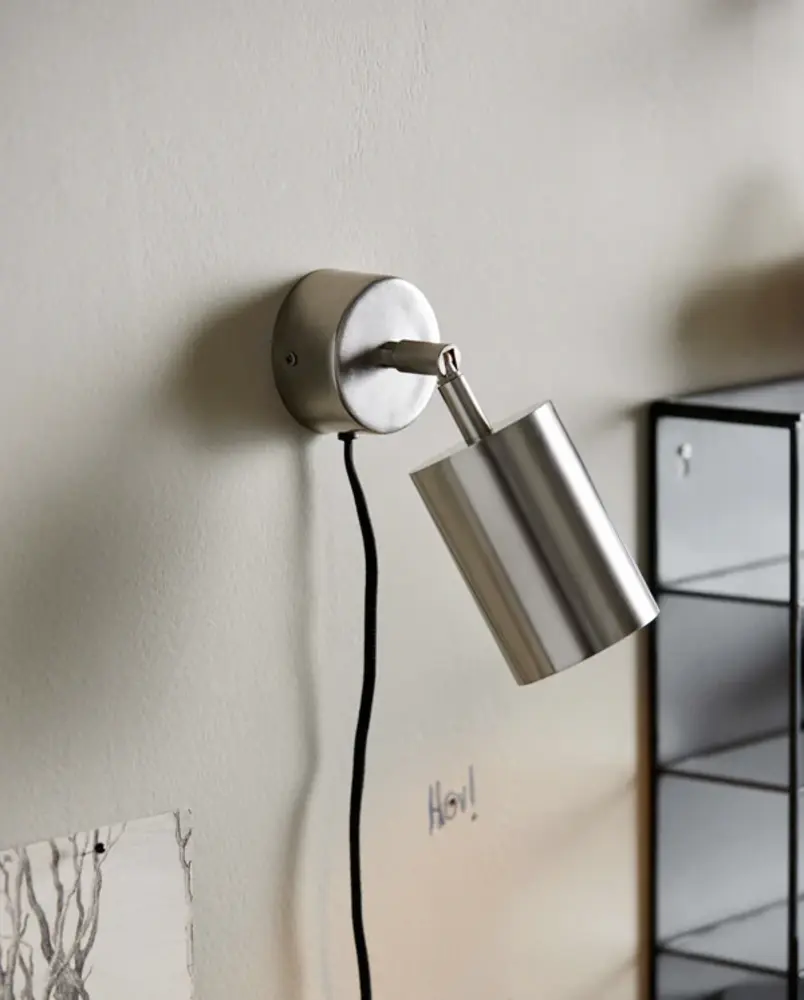 Nordal Maia wall lamp silver