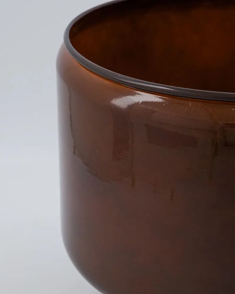 House Doctor Pile planters brown set of 2 pieces