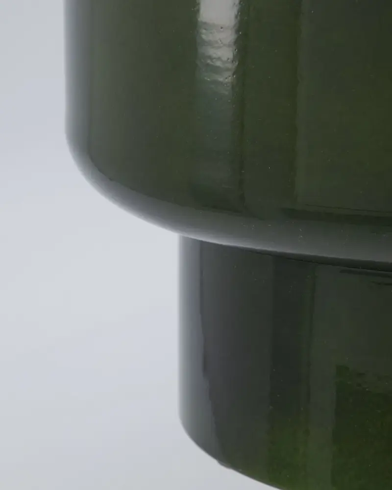 House Doctor Ensemble de 2 jardinières empilables vertes