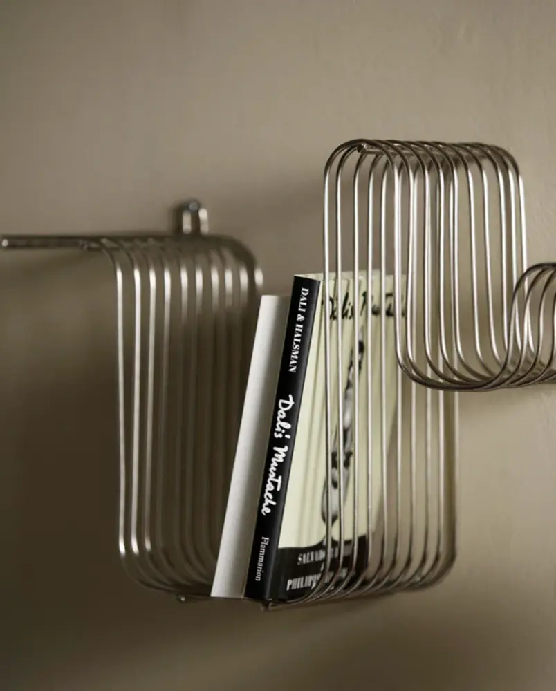 Nordal Brava wall shelf silver