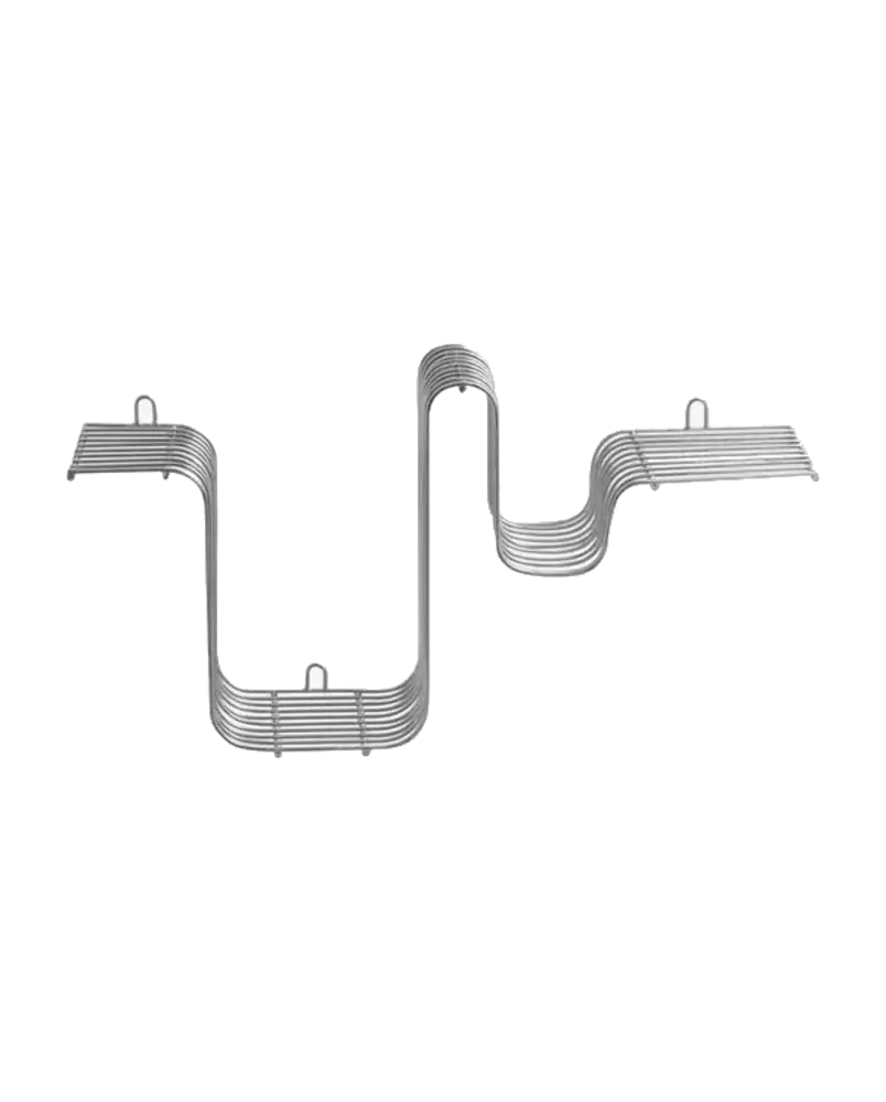 Nordal Brava vegghylle sølvfarget