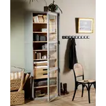 Nordal Edgy coat rack with 8 hooks black