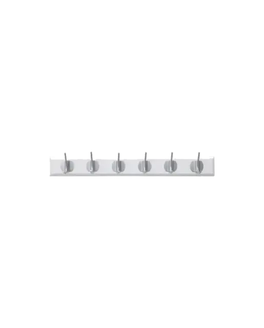 Nordal Appendiabiti Edgy con 6 ganci bianco