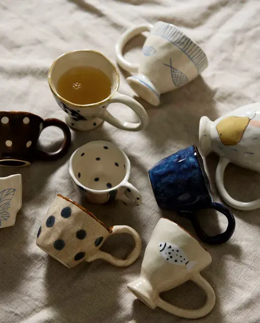 Nordal Atelier Forma Baya mug set of 6 pieces